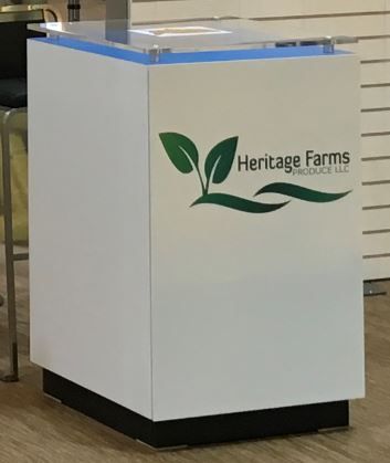 Cabinet with plexi top