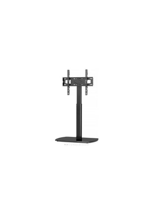 Black Adjustable Swivel Floor TV Stand Base with Mount