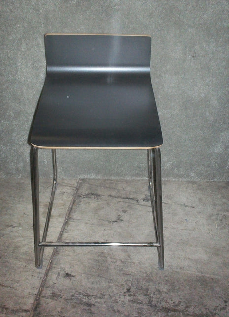 Black Wood Stool