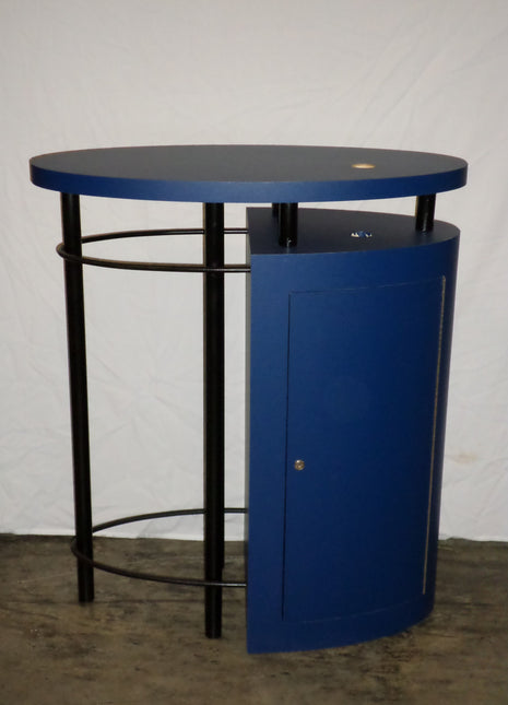 Oval Cabinet w/ Metal Legs