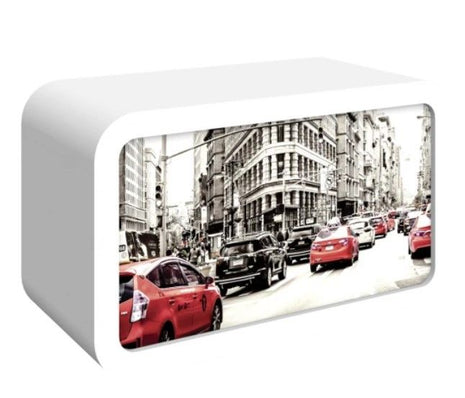 White Backlit Reception Counter