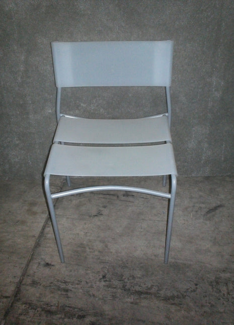 White Plastic Stacking Chair