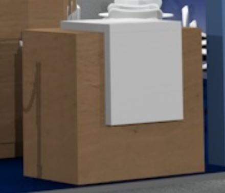 Wood Grain Reception Desk